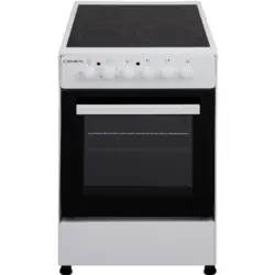 Готварска печка (ток) Crown CEC-5060V W , Керамични , Бял