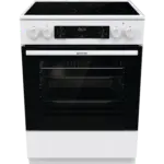 ЗОРА Готварска печка (ток) Gorenje GECS6C70WC , Бял , Керамични