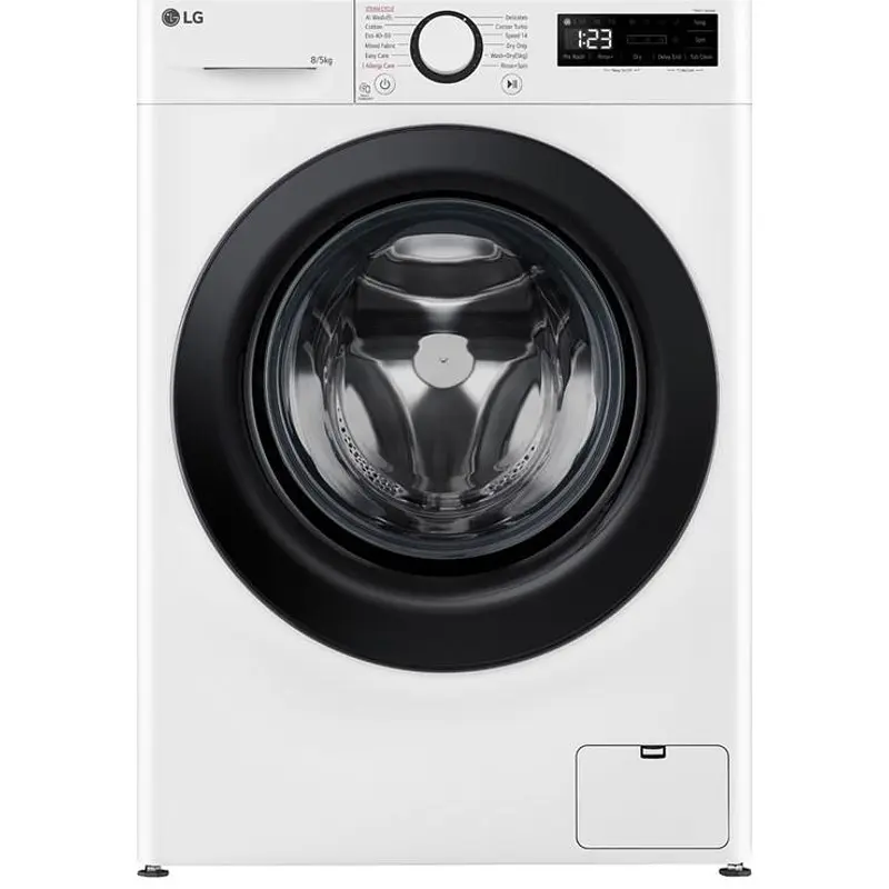 Пералня със сушилня LG F2DR508SBW , 1200 об./мин., 5 kg, 8.00 kg, E