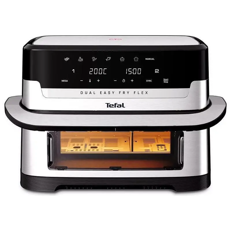 Уред за здравословно готвене Tefal EY922DE0 Dual Easy Fry Flex