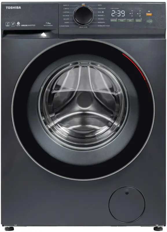 Пералня Toshiba TW-T21BU80UWBK(MG) , 1200 об./мин., 7.00 kg, A , Inox