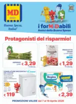 MD Discount Tutto a ... 1&euro;, 1.5&euro;, 2&euro;, 2.5&euro;, 3&euro; - al 19.04.2026