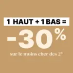 Bonobo 1 Haut + 1 Bas pour vous faire plaisir - au 19.04.2026