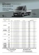 Opel OPEL MOVANO PODVOZKY &ndash; do 30.06.2026
