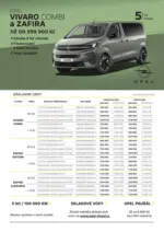 Opel OPEL VIVARO COMBI a ZAFIRA &ndash; do 30.06.2026