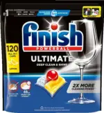 Kaufland хипермаркет FINISH Таблетки за съдомиялна All in One лимон- 150бр. - до 26-04-26