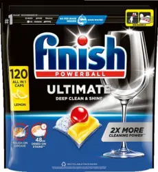 FINISH Таблетки за съдомиялна All in One лимон- 150бр.
