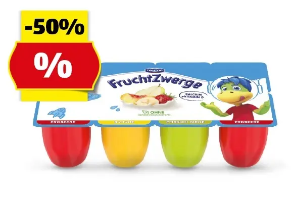DANONE Fruchtzwerge*, 8 x 50 g