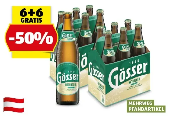 G&Ouml;SSER Naturradler Alkoholfrei*, 12 x 0,5 l