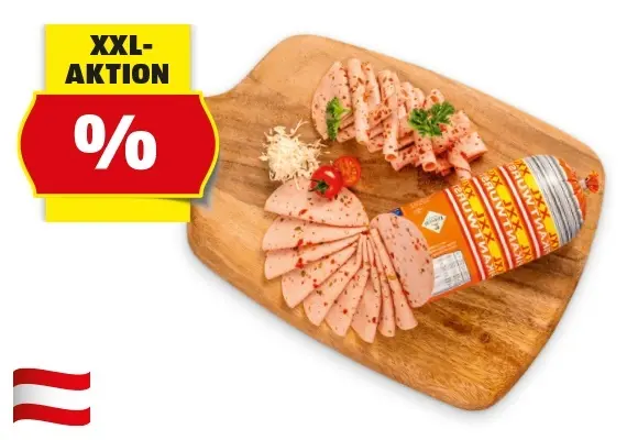 GENUSS 100% AUS &Ouml;STERREICH XXL Pikantwurst, 1 kg