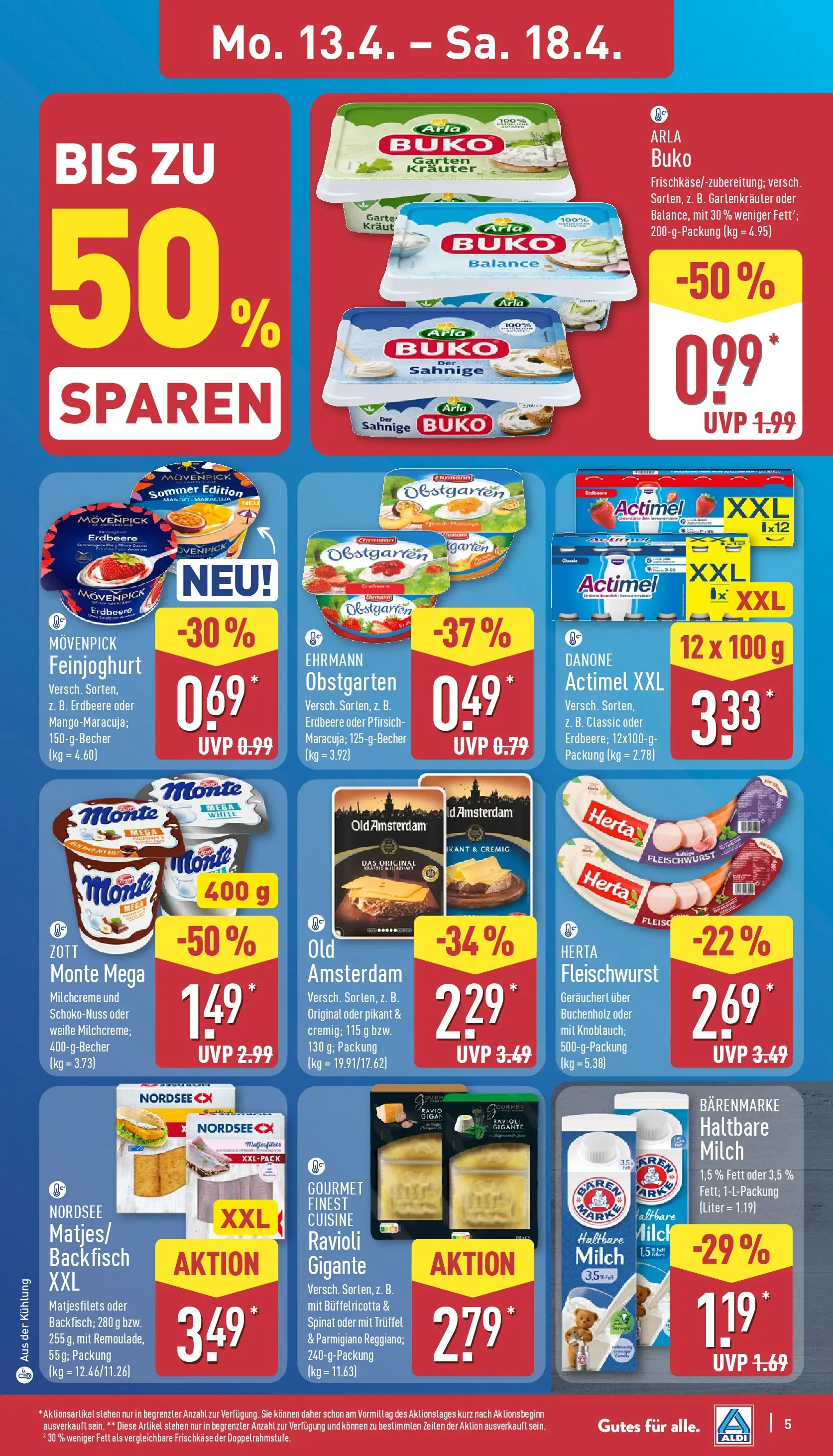 Aldi - ALDI Nord: Wochenangebote (ab 12.04.2026) » Angebote Online | Seite: 11 | Produkte: Himbeeren, Knorr, Salami, Kuchen