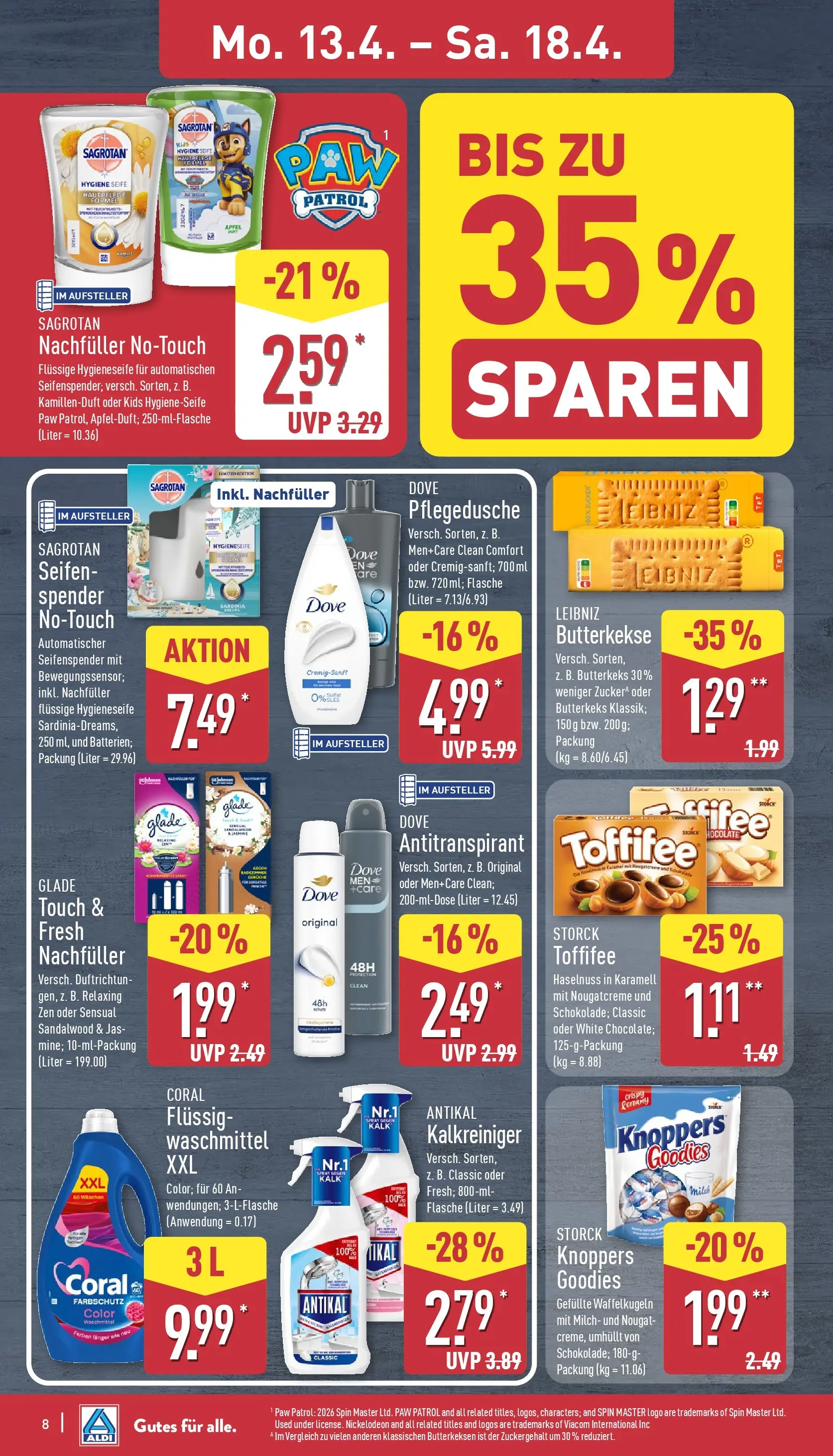 Aldi - ALDI Nord: Wochenangebote (ab 12.04.2026) » Angebote Online | Seite: 14 | Produkte: Gewicht, Mozzarella, Burrata