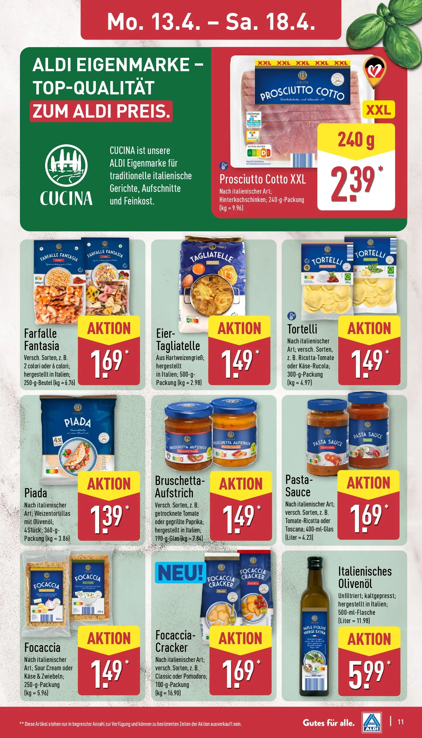 Aldi - ALDI Nord: Wochenangebote (ab 12.04.2026) » Angebote Online | Seite: 17 | Produkte: Ramazzotti crema, Ramazzotti