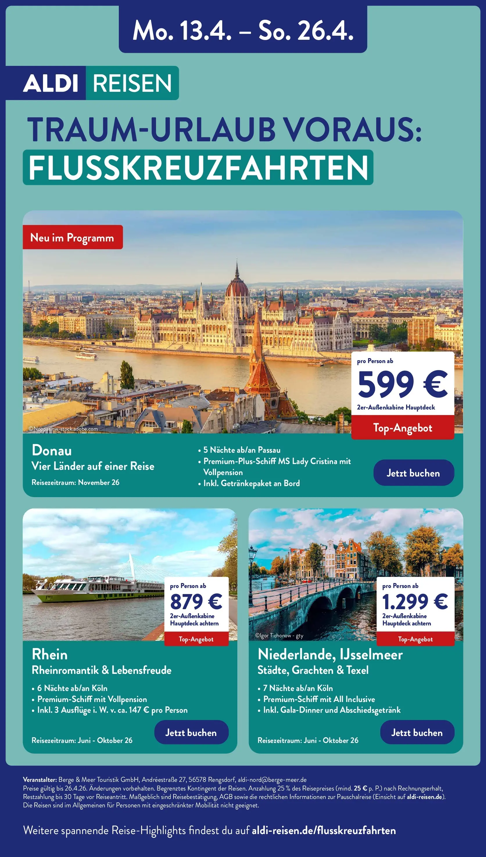 Aldi - ALDI Nord: Wochenangebote (ab 12.04.2026) » Angebote Online | Seite: 41 | Produkte: Hahnchen, Creme, Limoncello, Lätta