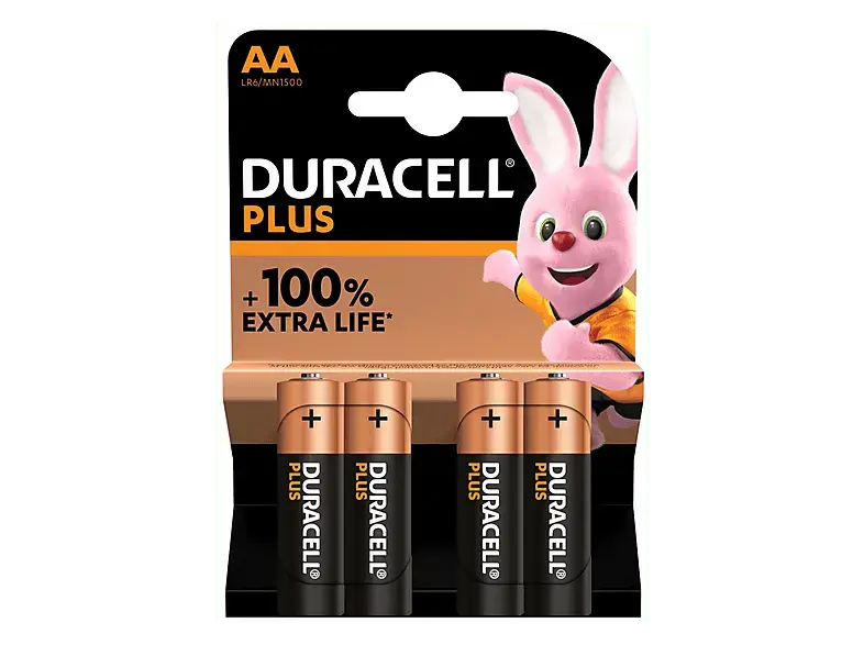 Duracell Plus Power Mignon AA, 4er-Pack; Batterie