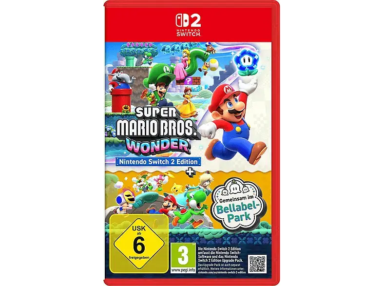 Super Mario Bros. Wonder + Bellabel Pack - Nintendo of Europe Switch 2 [Nintendo of Europe Switch Game Card]