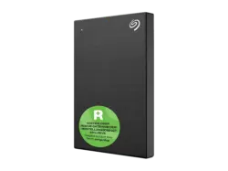 SEAGATE 1TB One Touch Festplatte mit Kennwortschutz, +Rescue, HDD, Extern, USB-Micro-B, Schwarz