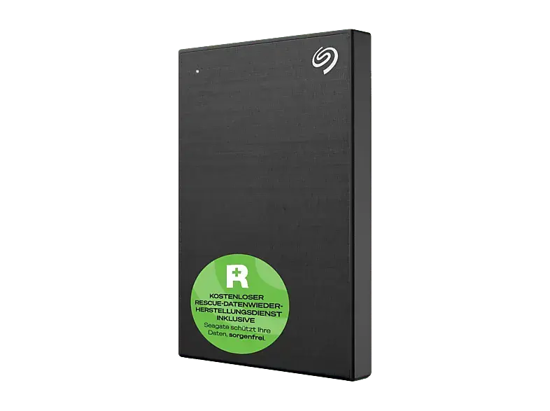 SEAGATE 1TB One Touch Festplatte mit Kennwortschutz, +Rescue, HDD, Extern, USB-Micro-B, Schwarz