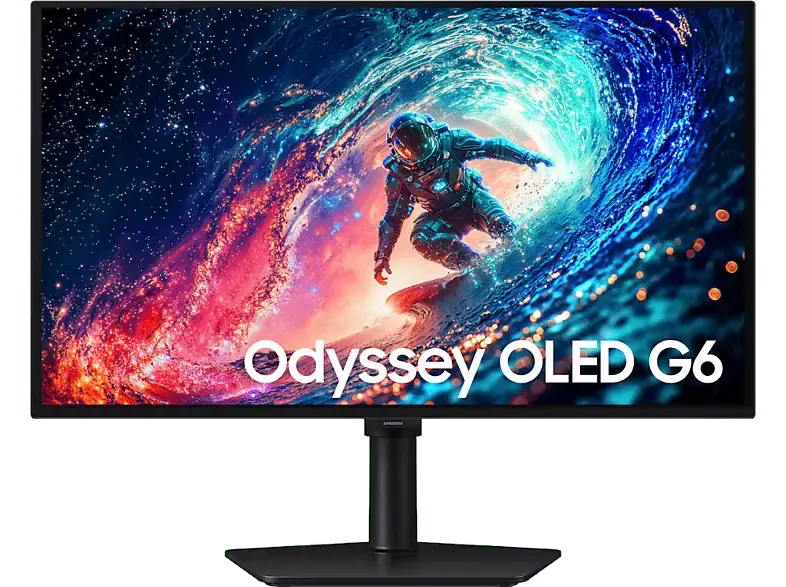 SAMSUNG 27" Odyssey OLED G61SH QHD 240Hz Gaming Monitor Schwarz 27 Zoll Monitor, QHD, 0,03 ms Reaktionszeit, 200 cd/m&sup2;, 240 Hz, Schwarz