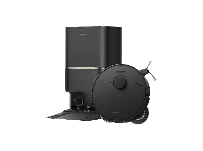 Dreame L50 Ultra AE Saugroboter mit Wischfunktion (Schwarz, Laufzeit: Saugmodus: 260 Minuten/ Saug- und Wischmodus: 180 Minuten, mit Absaugfunktion, Dual Flex Arm-Technologie)