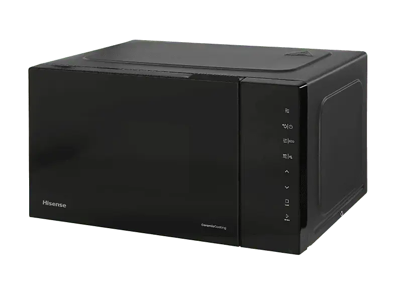 Hisense H23MOBS5HG4 Mikrowelle mit Grill (800 Watt, Freistehend, 23 l, Schwarz)