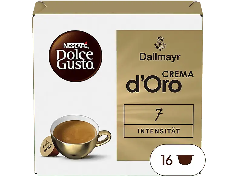Dolce Gusto Kaffeekapsel Kaffeekapseln 16 St&uuml;ck (f&uuml;r Dolce Gusto&reg;), 16 Stk., Kompatibles System: Nescaf&eacute; Dolce Gusto