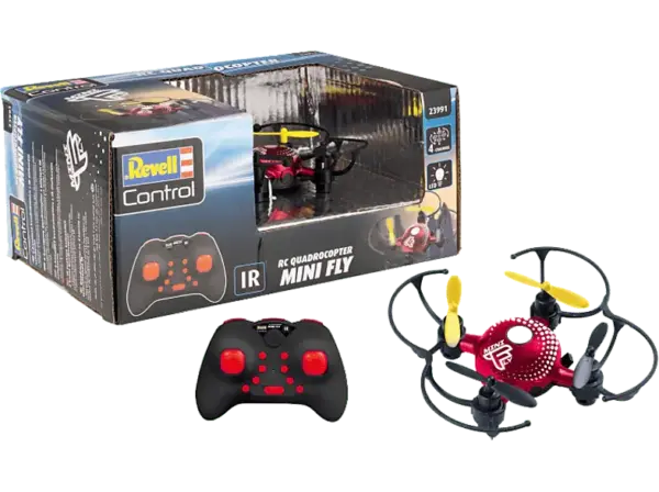 Revell RC Quadrocopter Mini Fly RC Quadrocopter, Rot/Sachwarz