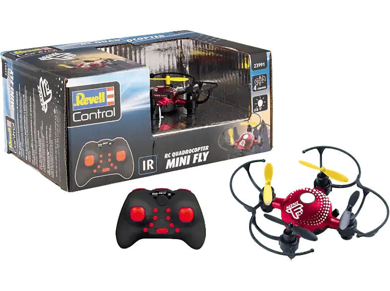 Revell RC Quadrocopter Mini Fly RC Quadrocopter, Rot/Sachwarz