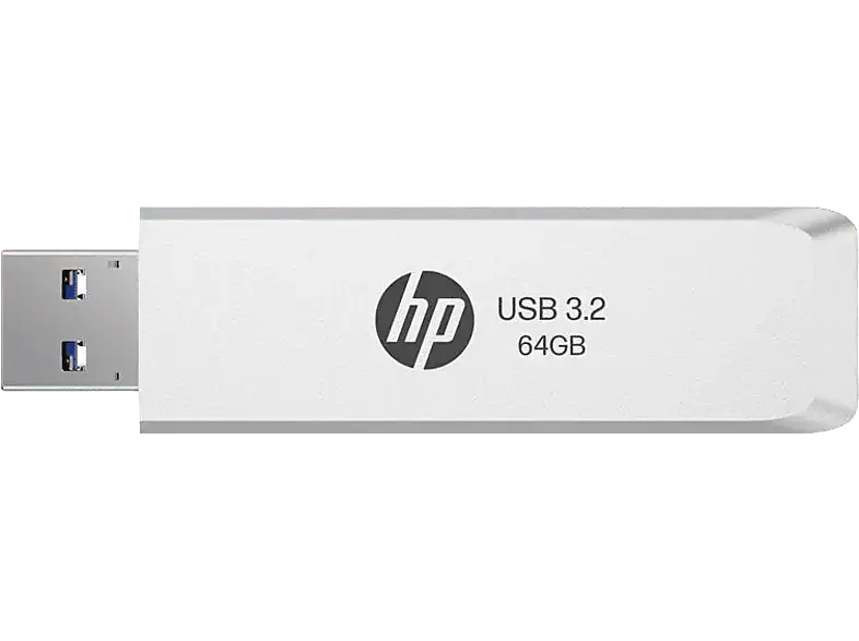 HP HPFD819W USB 3.2 Flash Drive 64GB, Silber; USB Stick