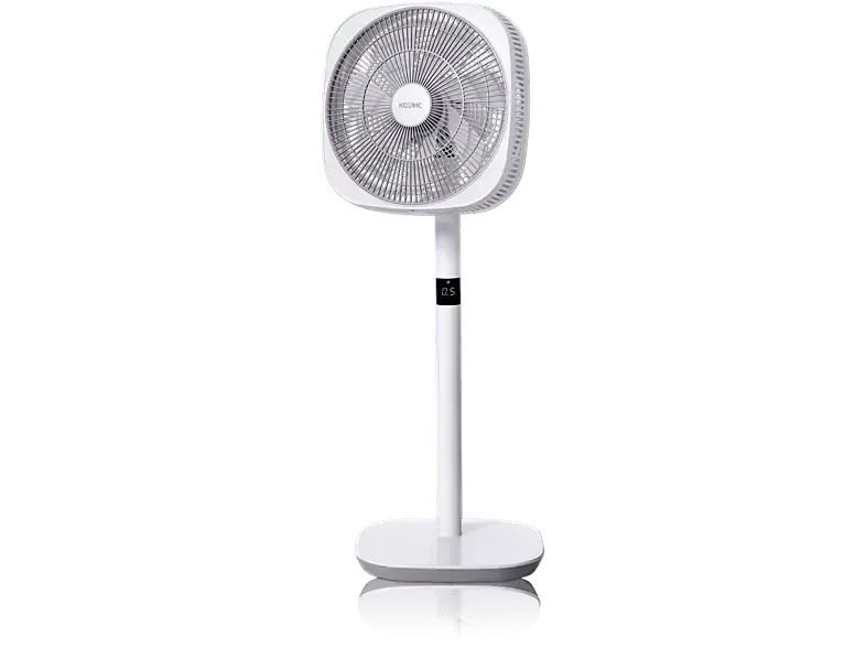 Koenic KSF 20823 Silent Standventilator Wei&szlig; (20 Watt, schwenkbar, mit Fernbedienung, 8 Leistungsstufen Geschwindigkeitsstufen, Timerfunktion 8 Std.)