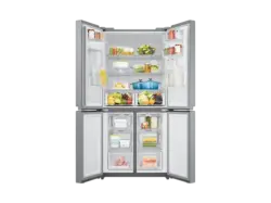 Samsung RF48A401EM9/EF Slim French Door, K&uuml;hl- und Gefrierkombination (488 l, E, 1793 mm hoch, No Frost (verminderte Eisbildung), Gentle Silver Matt)