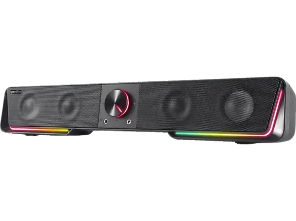 SPEEDLINK gravity RGB Stereo Soundbar, schwarz