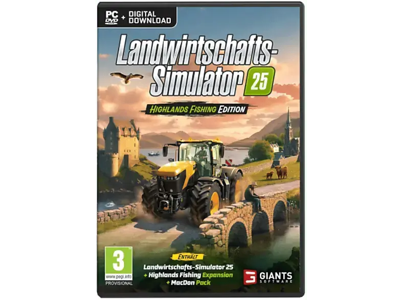 Landwirtschafts-Simulator 25: Highlands Fishing Edition - PC [DVD]