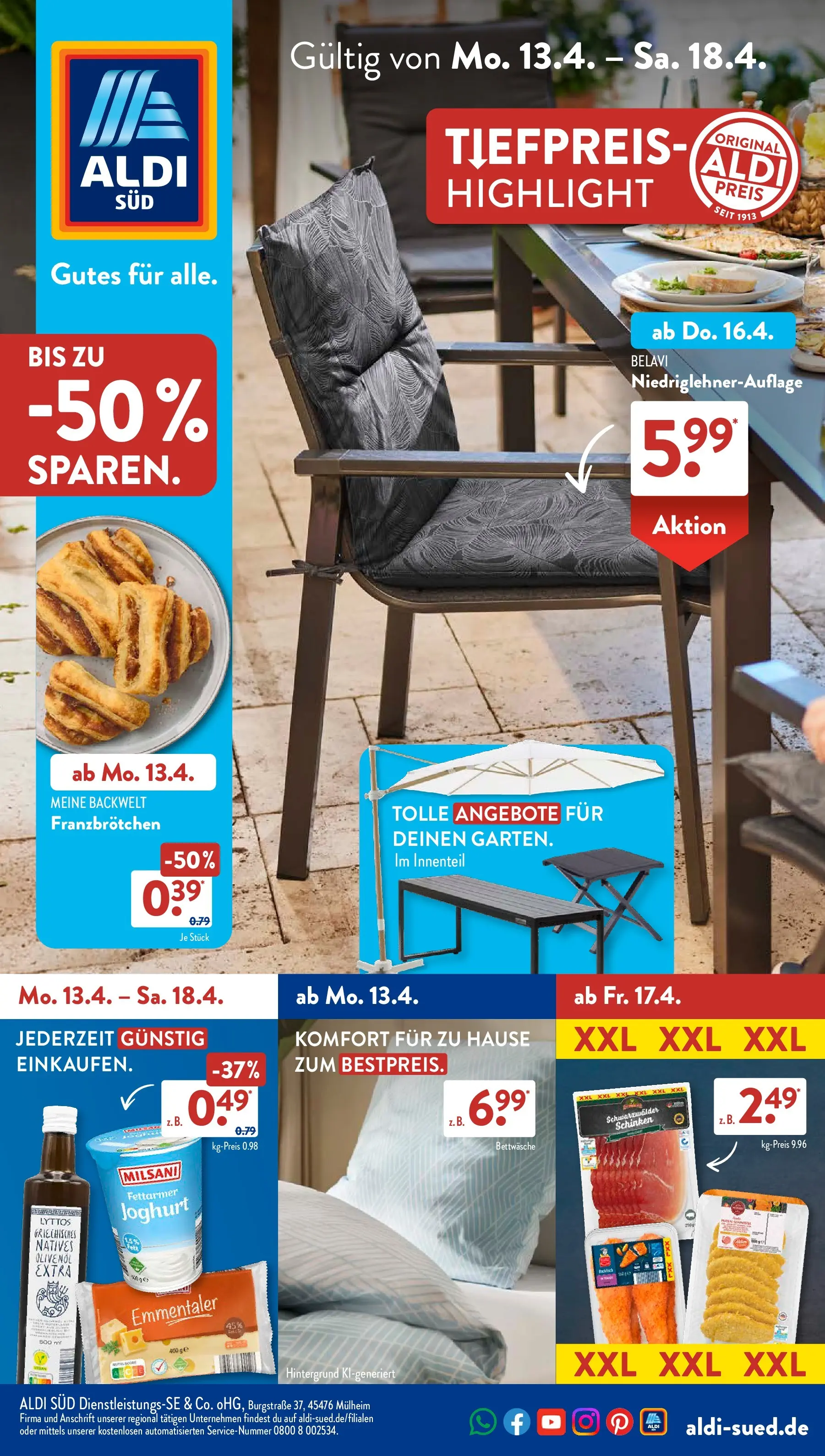 Aldi Süd Wochenangebote (ab 13.04.2026) zum Blättern | Seite: 1