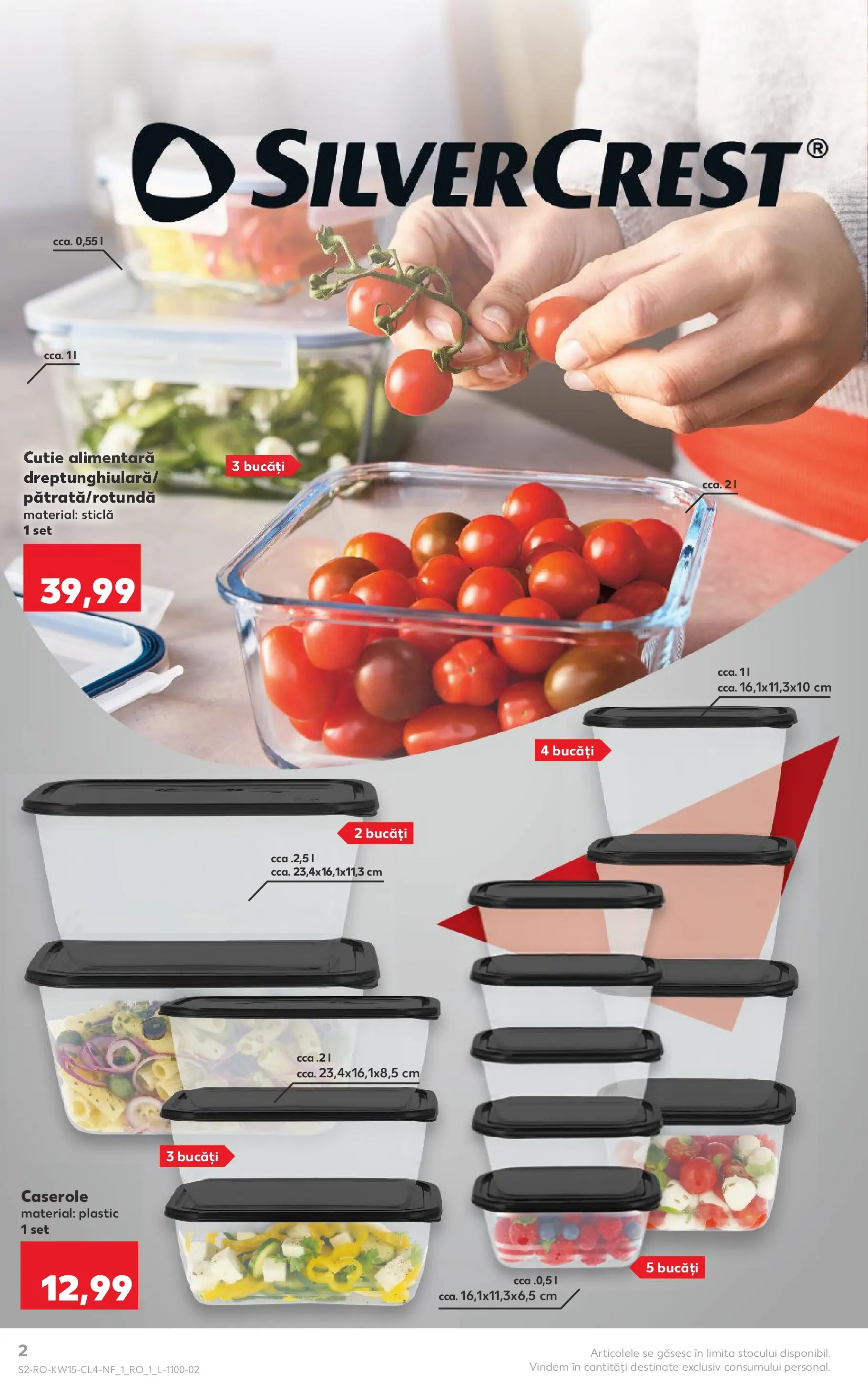 Kaufland Brașov 07.04.2026 - Revista si Oferta | Pagină: 2 | Produse: Caserole, Cutie