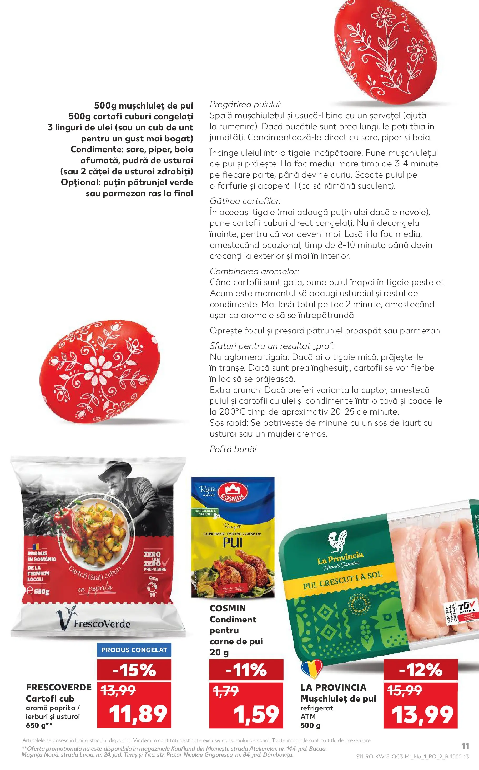 Kaufland Arad 08.04.2026 - Revista si Oferta | Pagină: 11 | Produse: Pătrunjel, Pudră, Pește, Usturoi