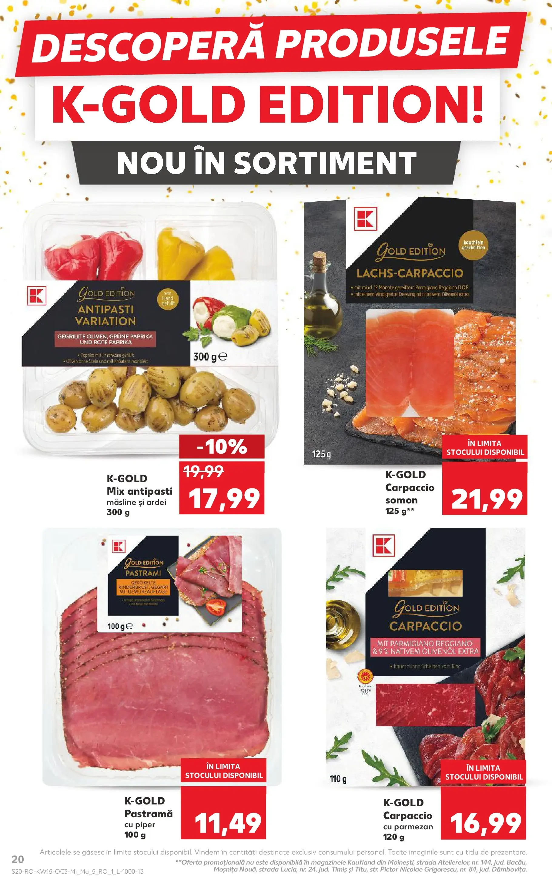 Kaufland Alexandria 08.04.2026 - Revista si Oferta | Pagină: 20 | Produse: Măsline, Ardei, Piper, Parmezan
