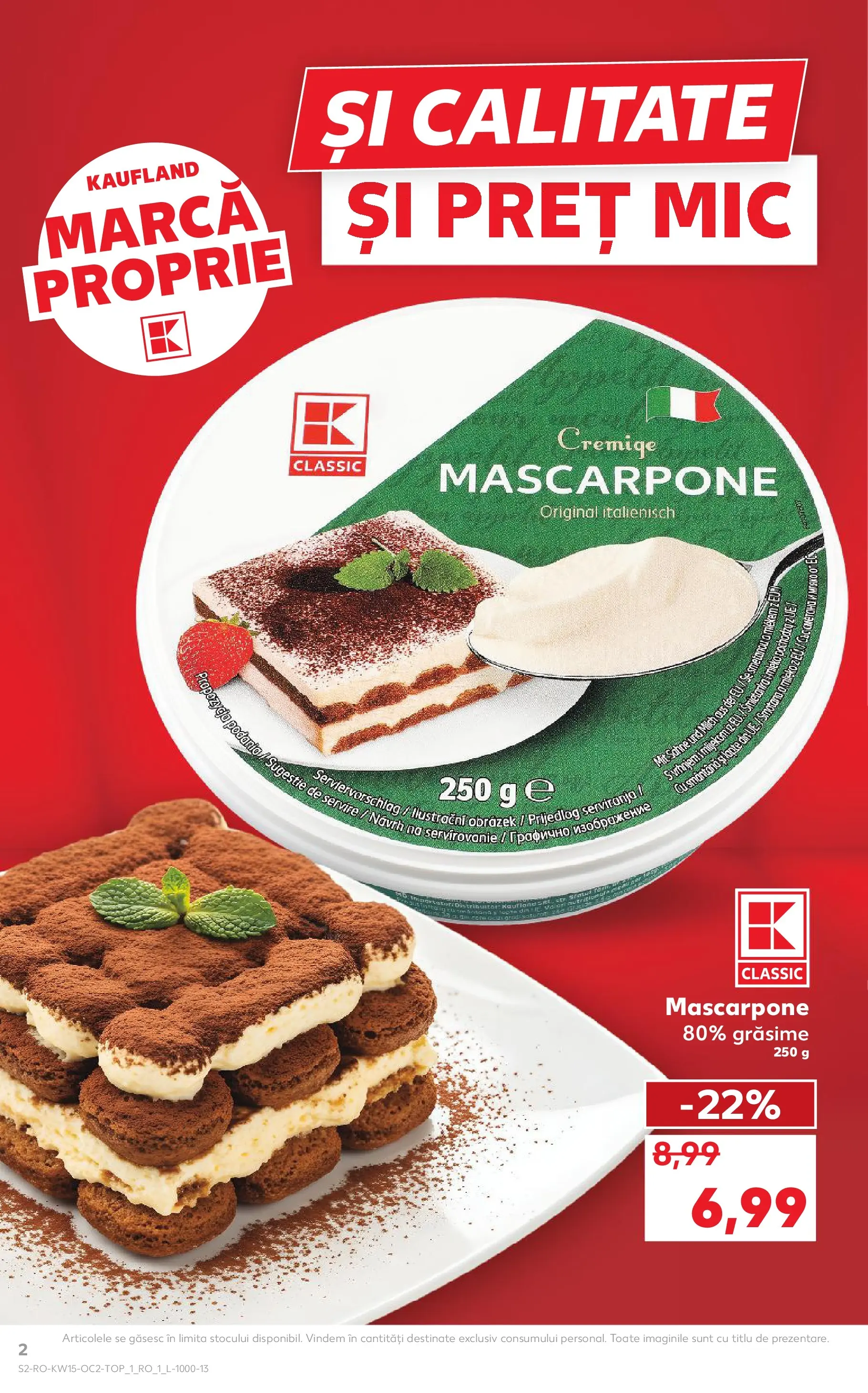 Kaufland Domnesti 08.04.2026 - Revista si Oferta | Pagină: 2 | Produse: Lapte, Mascarpone