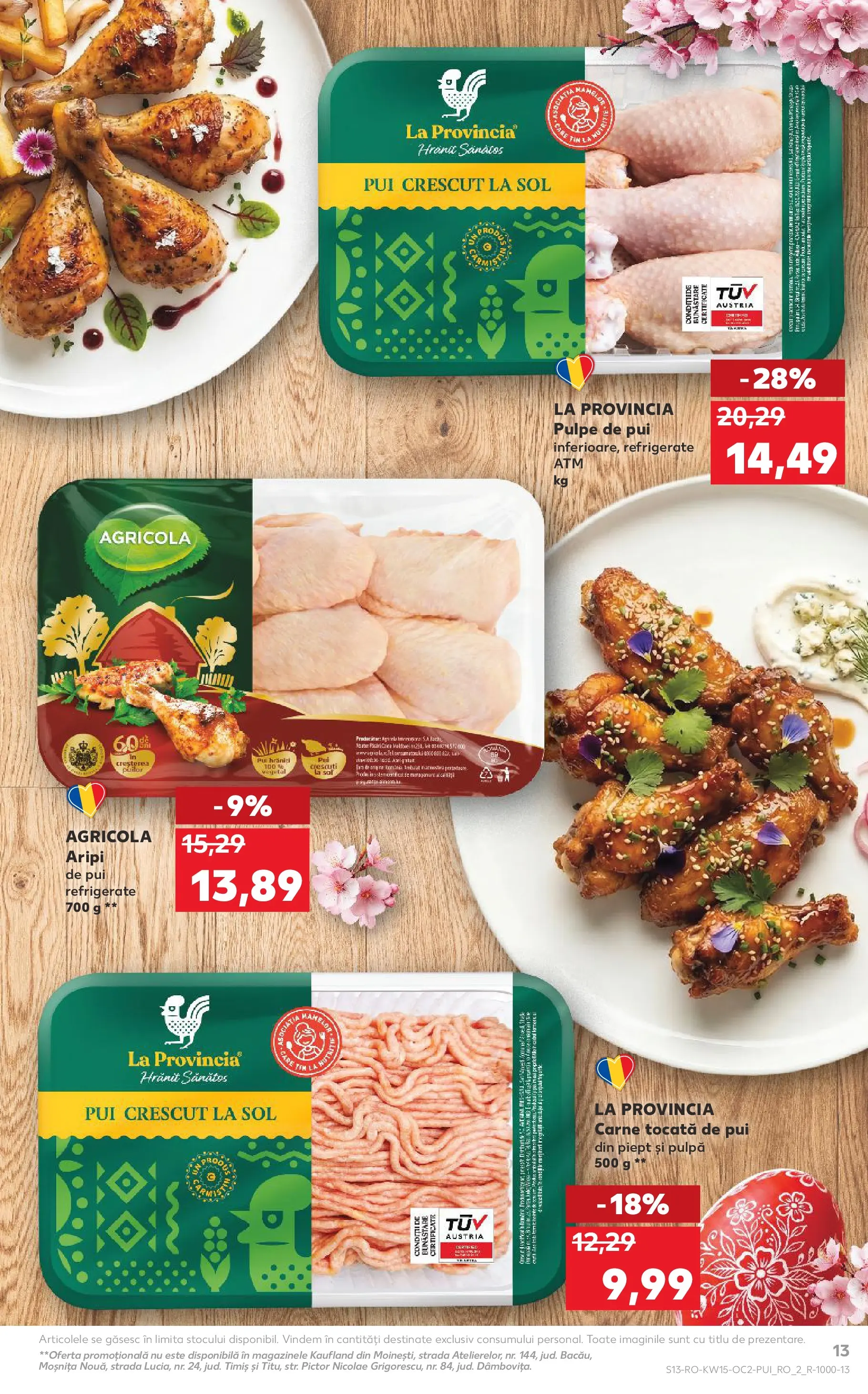 Kaufland Domnesti 08.04.2026 - Revista si Oferta | Pagină: 13 | Produse: Hacıyatmaz Kedi Oyuncağı, Kedi Oyun Alanları, Carne tocată