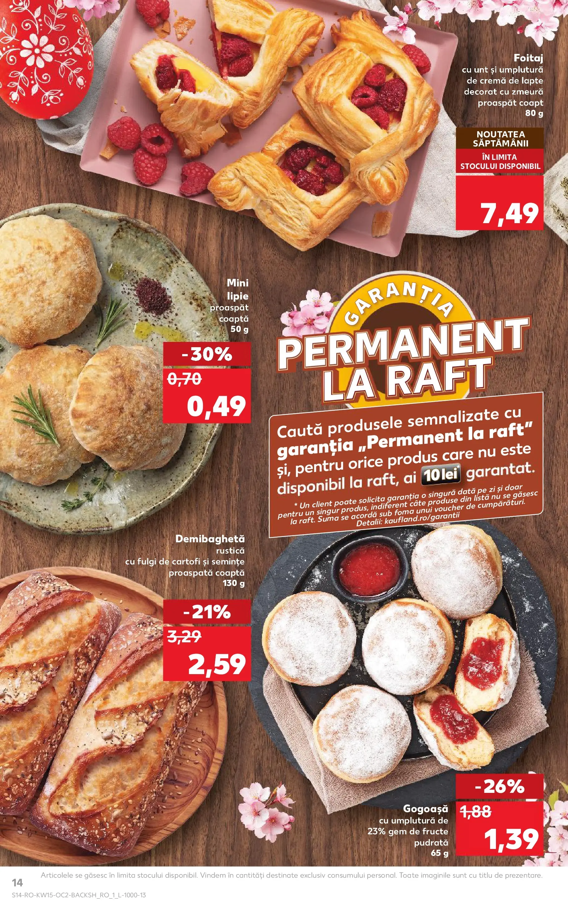 Kaufland Domnesti 08.04.2026 - Revista si Oferta | Pagină: 14 | Produse: Divan, Semințe, Unt, Cremă