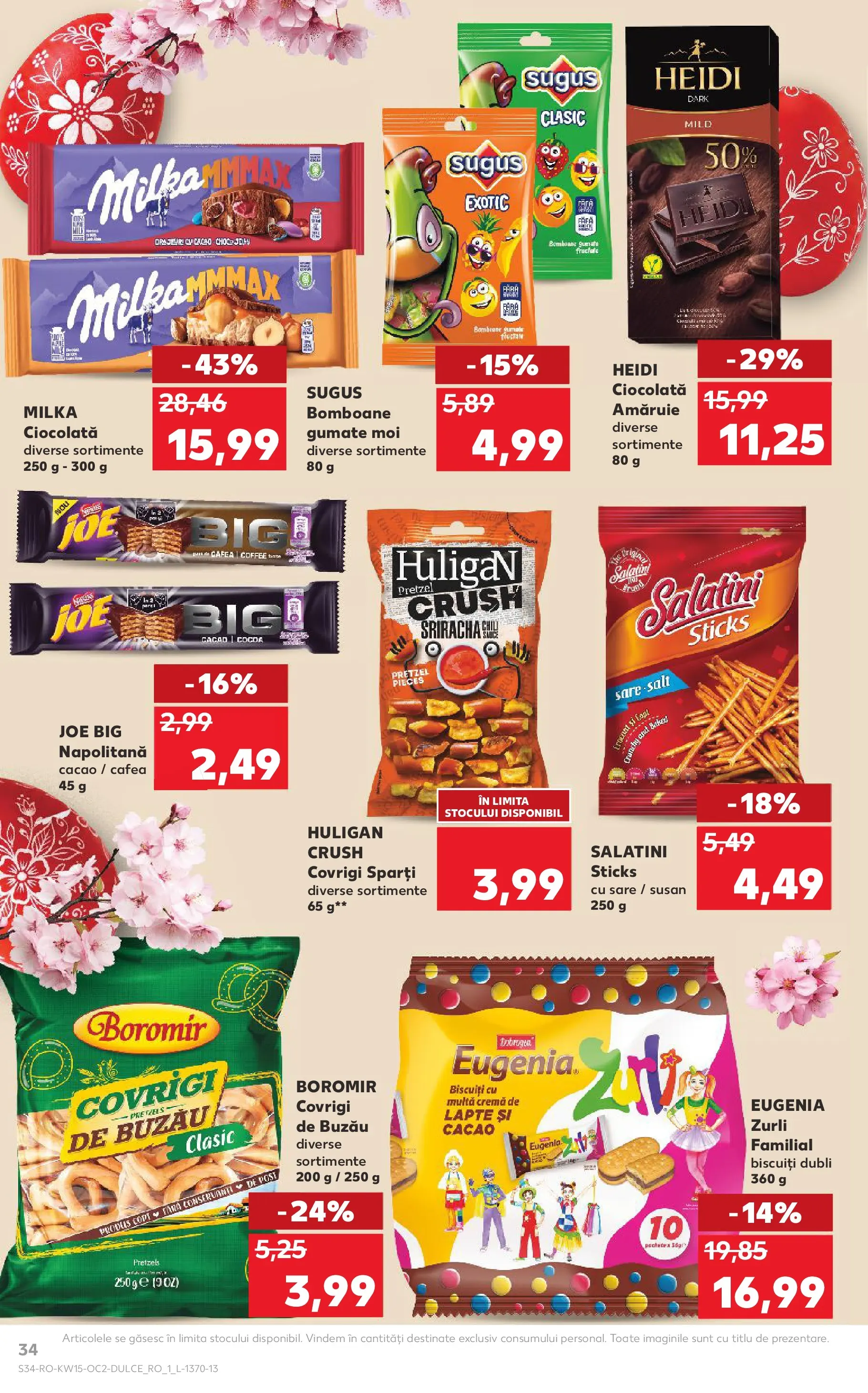 Kaufland Codlea 08.04.2026 - Revista si Oferta | Pagină: 34 | Produse: Cremă, Cafea, Cacao, Sare