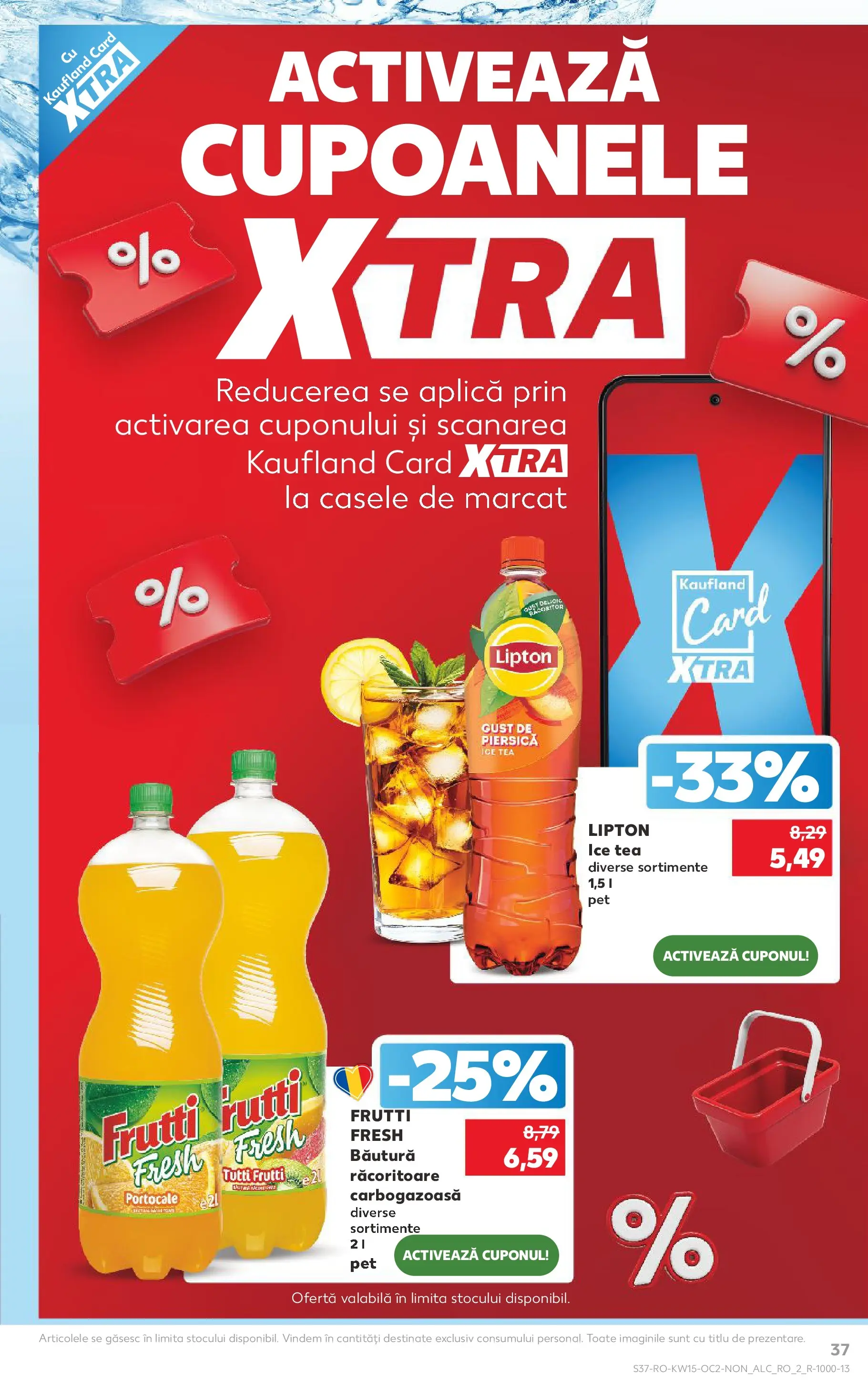Kaufland Domnesti 08.04.2026 - Revista si Oferta | Pagină: 37 | Produse: Piersică, Portocale, Ice tea