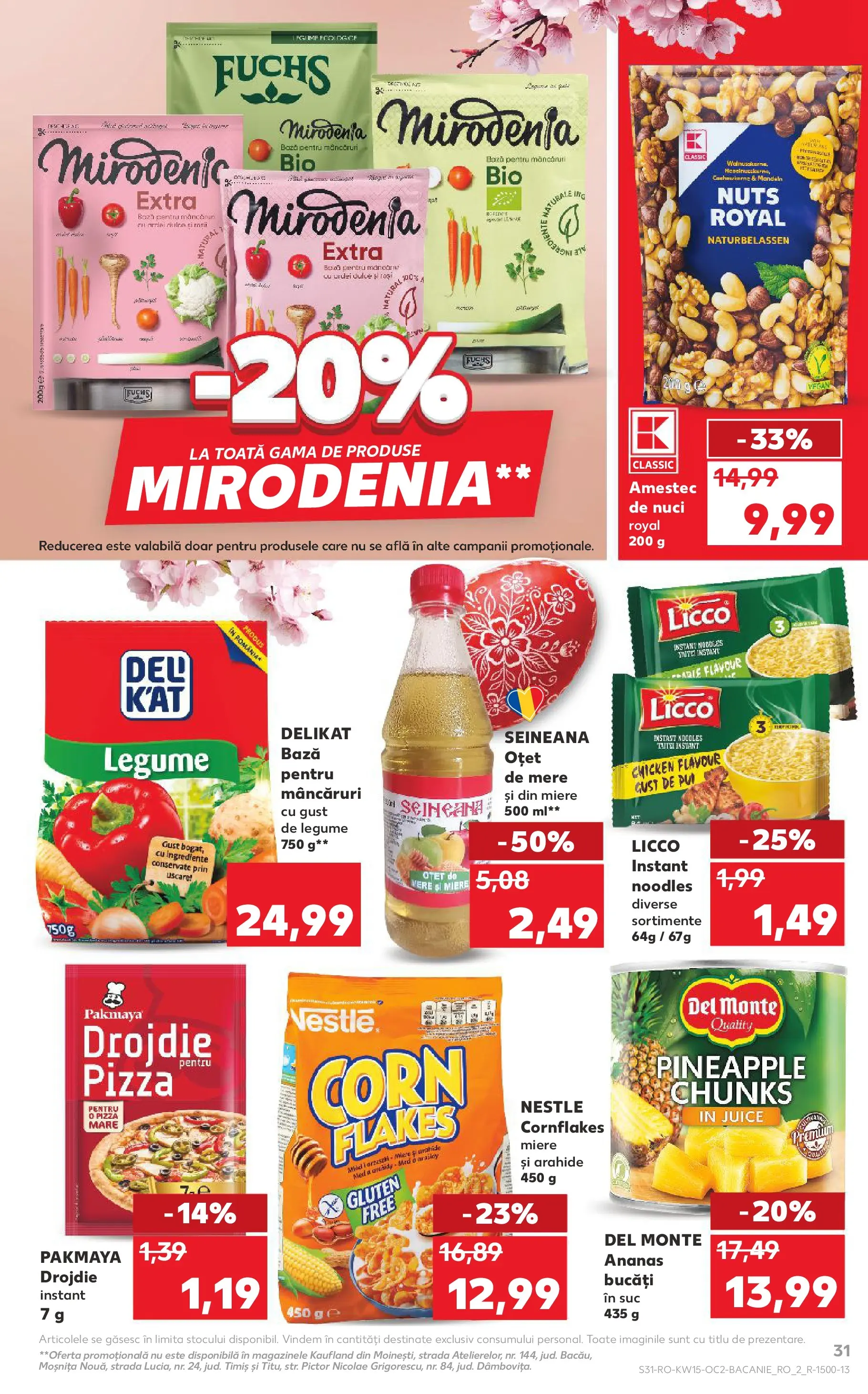 Kaufland Baia Mare 08.04.2026 - Revista si Oferta | Pagină: 31 | Produse: Ardei, Ananas, Nuci, Legume