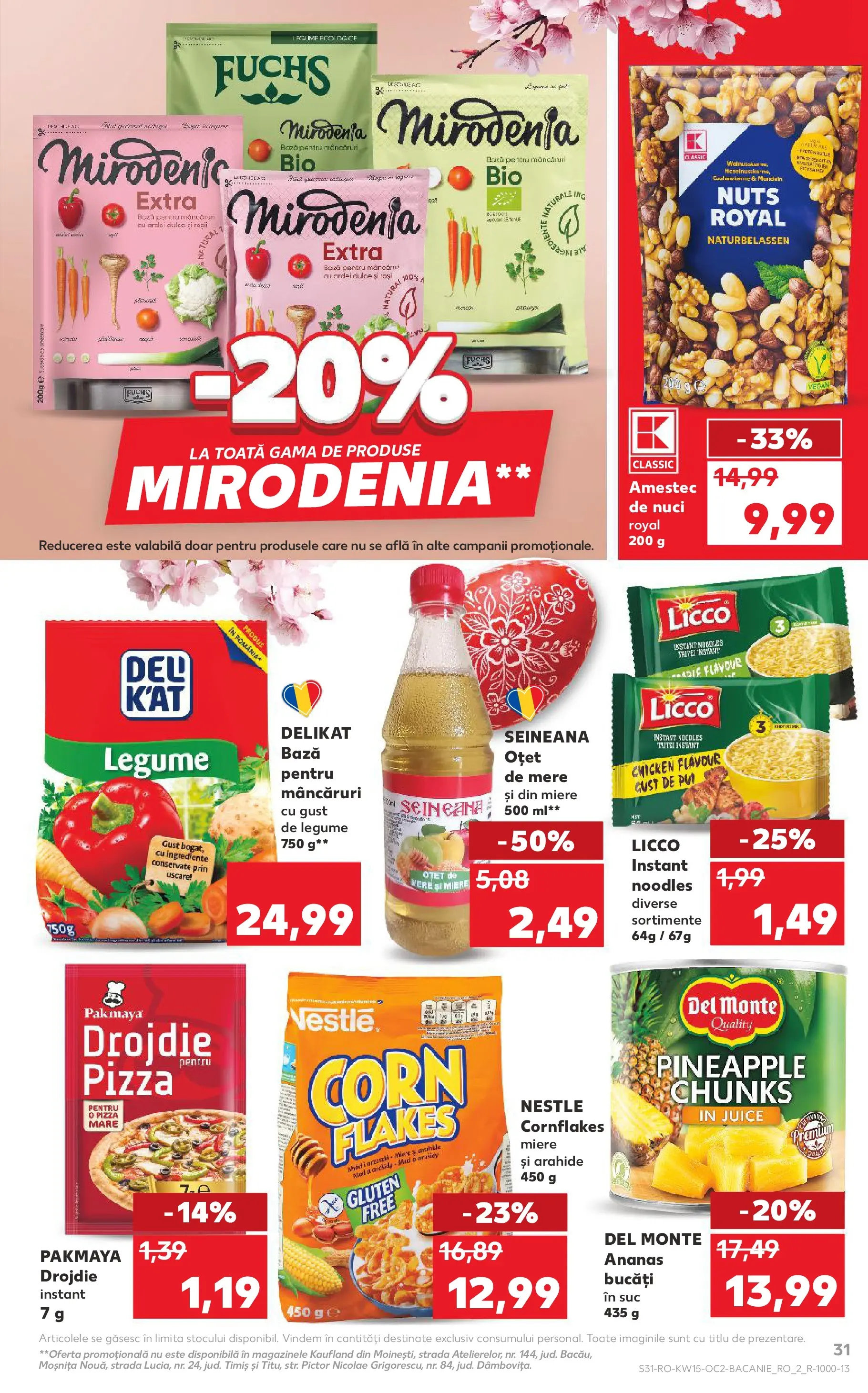 Kaufland Domnesti 08.04.2026 - Revista si Oferta | Pagină: 31 | Produse: Apple, Pizza, Suc, Noodles