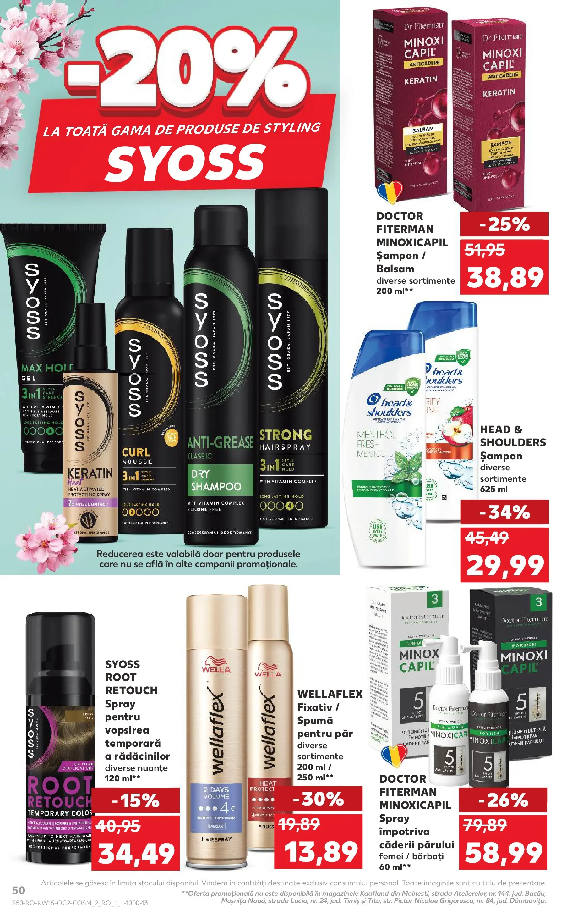 Kaufland Domnesti 08.04.2026 - Revista si Oferta | Pagină: 50 | Produse: Delgeç, Șampon, Balsam