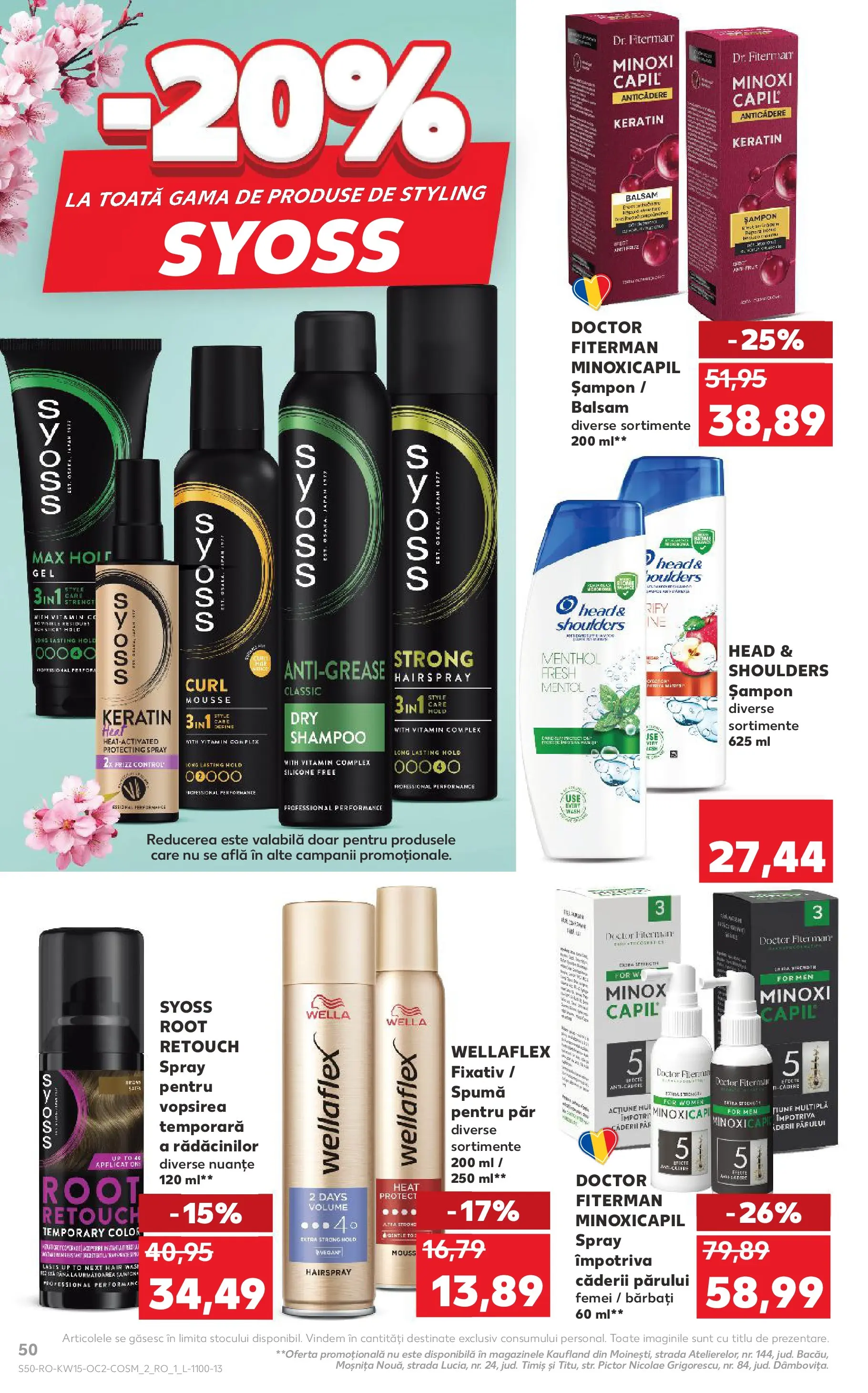 Kaufland Ploiești 08.04.2026 - Revista si Oferta | Pagină: 50 | Produse: Delgeç, Șampon, Balsam
