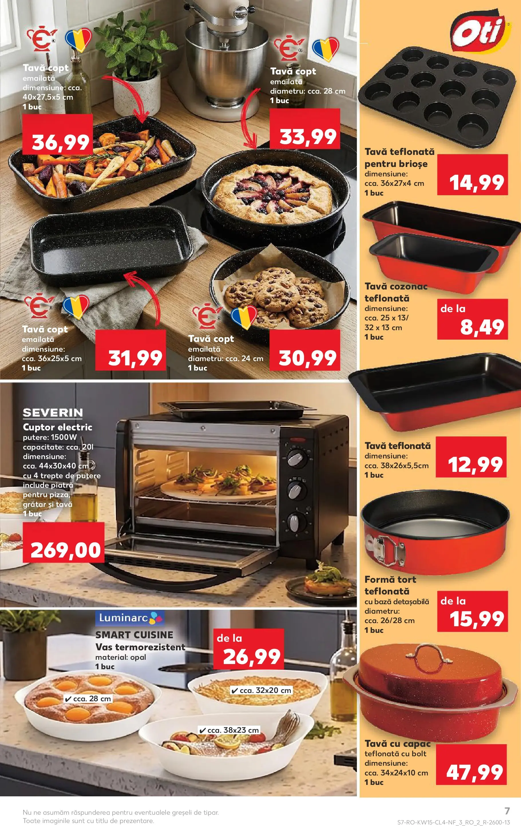 Kaufland Domnesti 07.04.2026 - Revista si Oferta | Pagină: 7 | Produse: Cuptor, Grătar, Tort