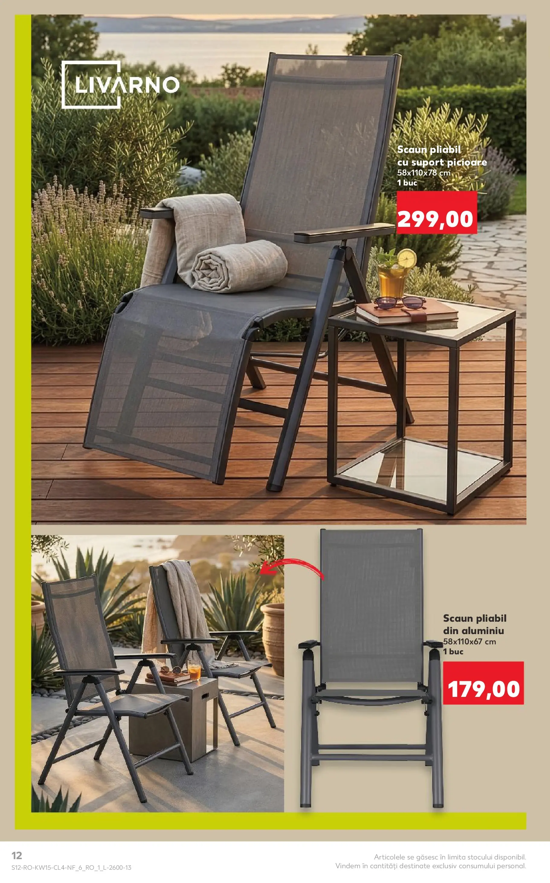 Kaufland Domnesti 07.04.2026 - Revista si Oferta | Pagină: 12 | Produse: Scaun