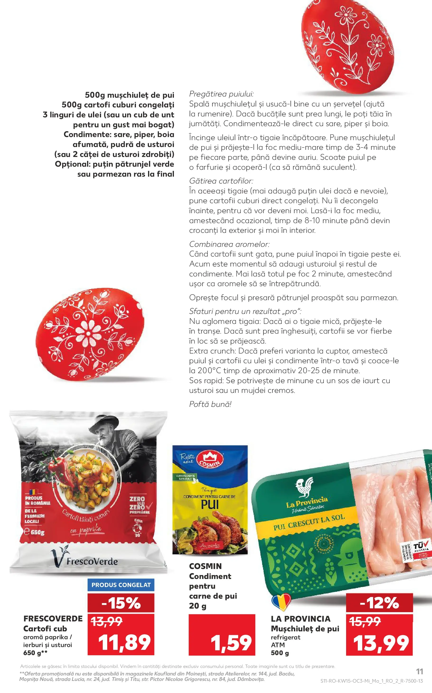 Kaufland Viseu de Sus 08.04.2026 - Revista si Oferta | Pagină: 11 | Produse: Tigaie, Pudră, Farfurie, Cartofi