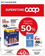 COOP Sconti fino al 50% - al 22.04.2026